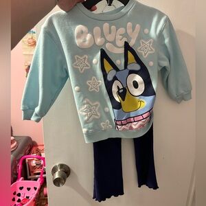 Toddler Bluey Outfit 4T